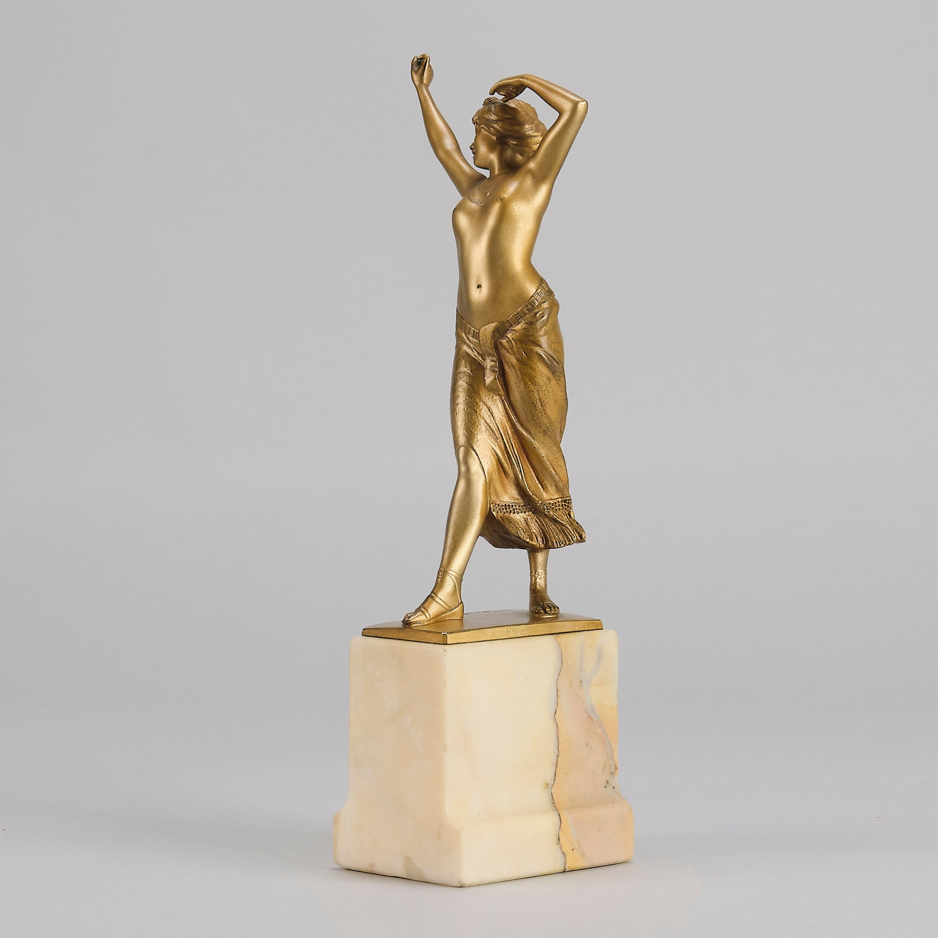 Peleschka Lunard Bronze - Art Nouveau - Hickmet Fine Arts 