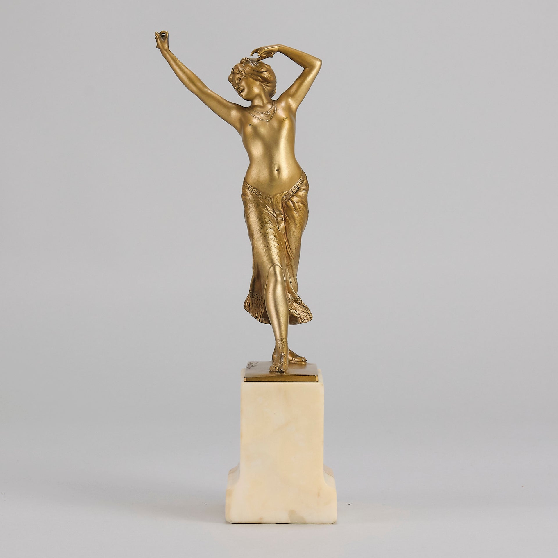 Peleschka Lunard Bronze - Art Nouveau - Hickmet Fine Arts 