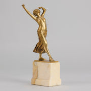Peleschka Lunard Bronze - Art Nouveau - Hickmet Fine Arts 