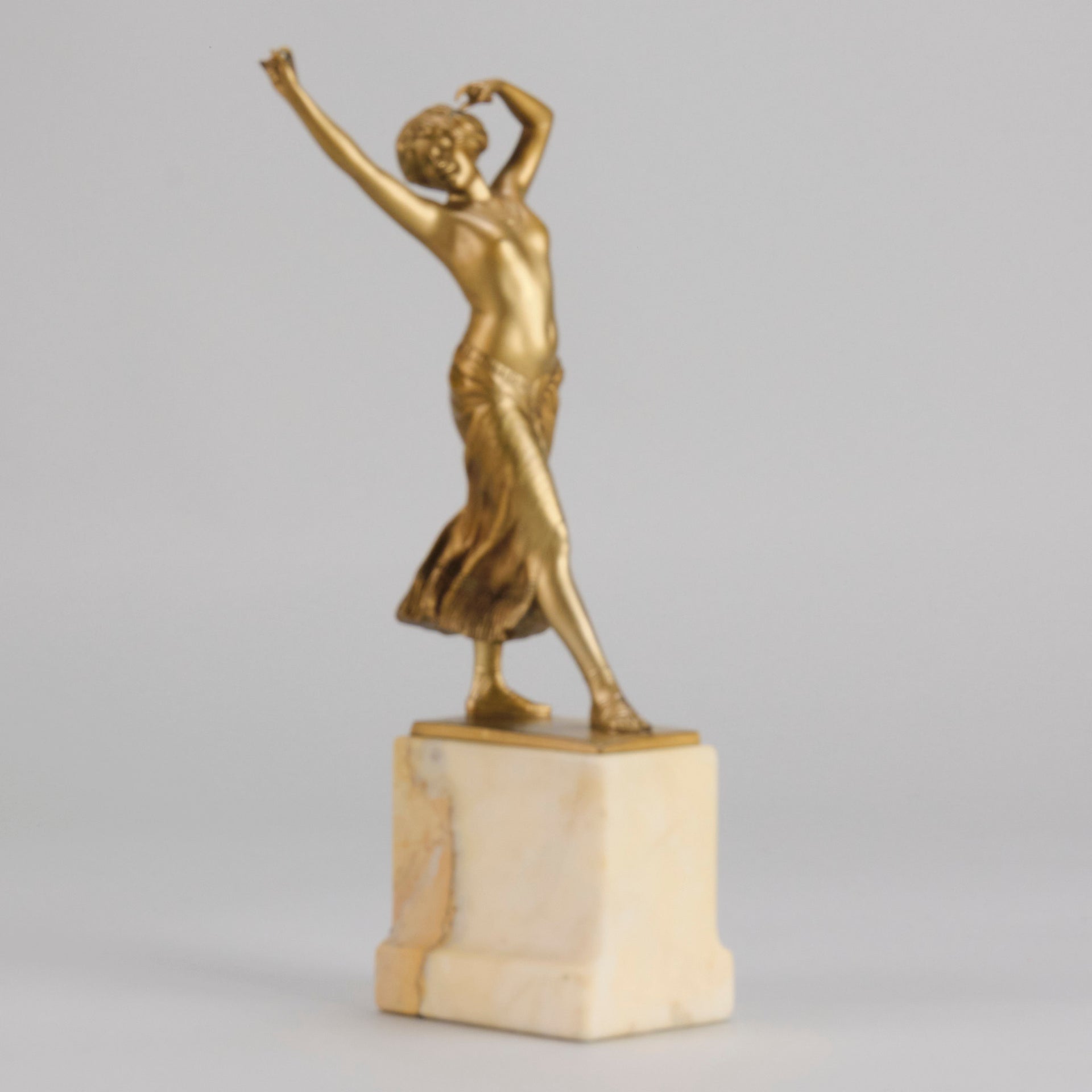 Peleschka Lunard Bronze - Art Nouveau - Hickmet Fine Arts 