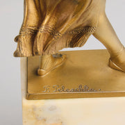 Peleschka Lunard Bronze - Art Nouveau - Hickmet Fine Arts 