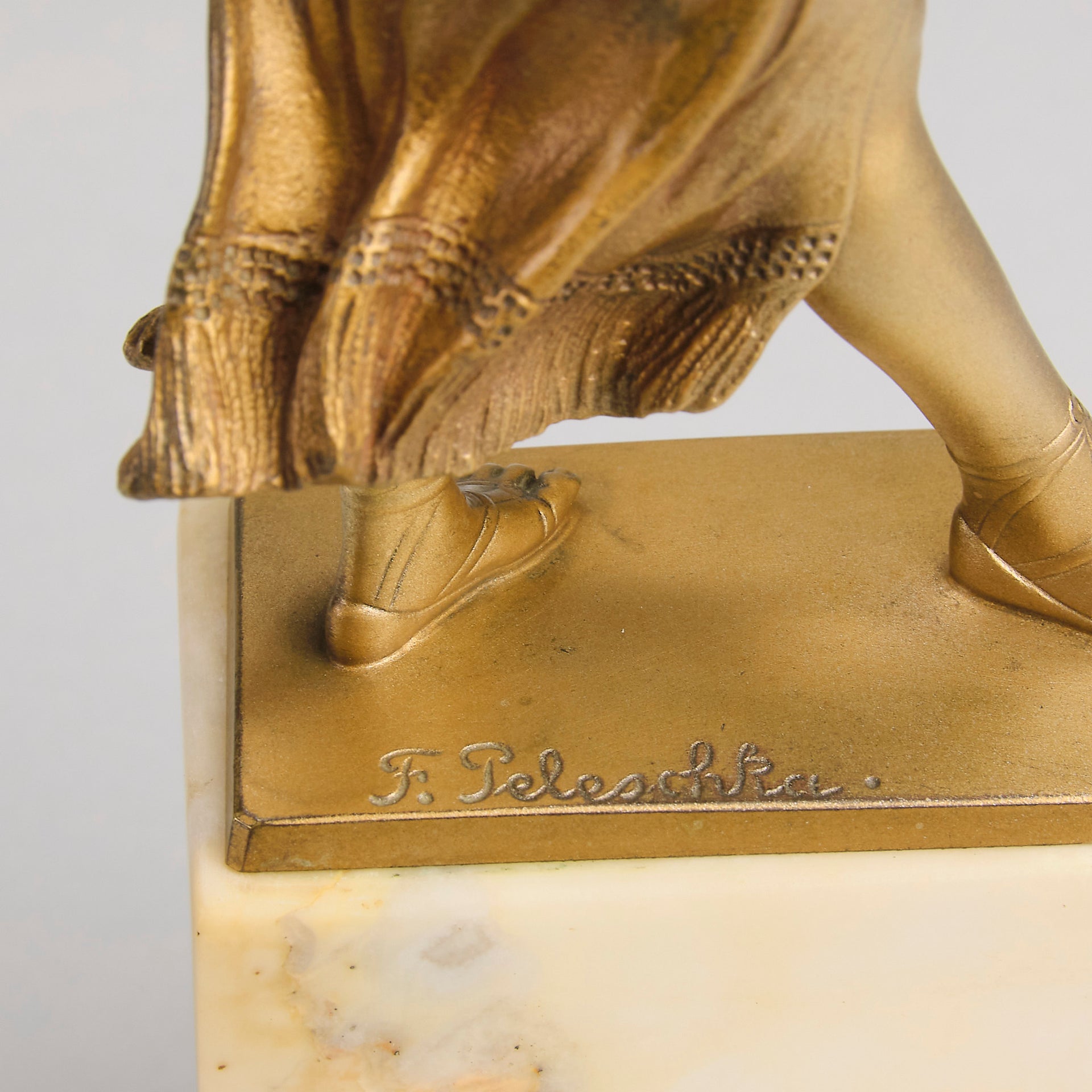Peleschka Lunard Bronze - Art Nouveau - Hickmet Fine Arts 