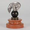 Bronze Car Mascot - Polar Bear by Perrin - Hickmet Fine Arts 