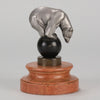 Bronze Car Mascot - Polar Bear by Perrin - Hickmet Fine Arts 