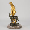 Woman and Deer - Perrot Bronze - Hickmet Fine Arts  