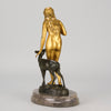 Woman and Deer - Perrot Bronze - Hickmet Fine Arts  