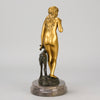 Woman and Deer - Perrot Bronze - Hickmet Fine Arts  