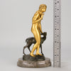 Woman and Deer - Perrot Bronze - Hickmet Fine Arts  