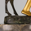 Woman and Deer - Perrot Bronze - Hickmet Fine Arts  