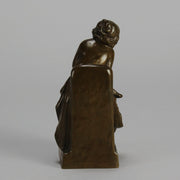 Peter Tereszczuk Bronze - Girl Undressing  - Hickmet Fine Arts