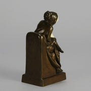 Peter Tereszczuk Bronze - Girl Undressing  - Hickmet Fine Arts