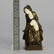 Peter Tereszczuk Bronze - Girl Undressing  - Hickmet Fine Arts