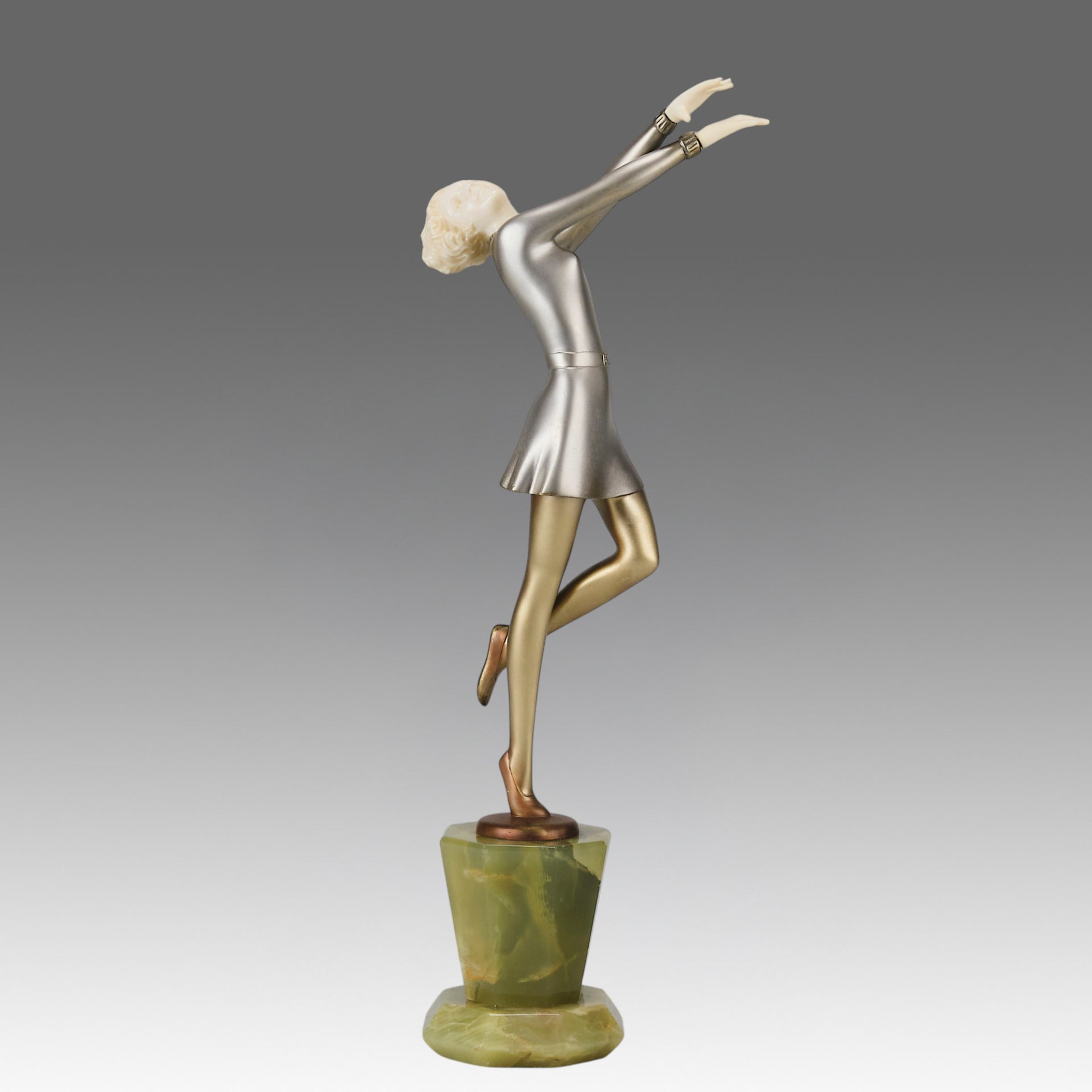 Lorenzl Phoebe - Art Deco Bronze Figure - Hickmet Fine Arts