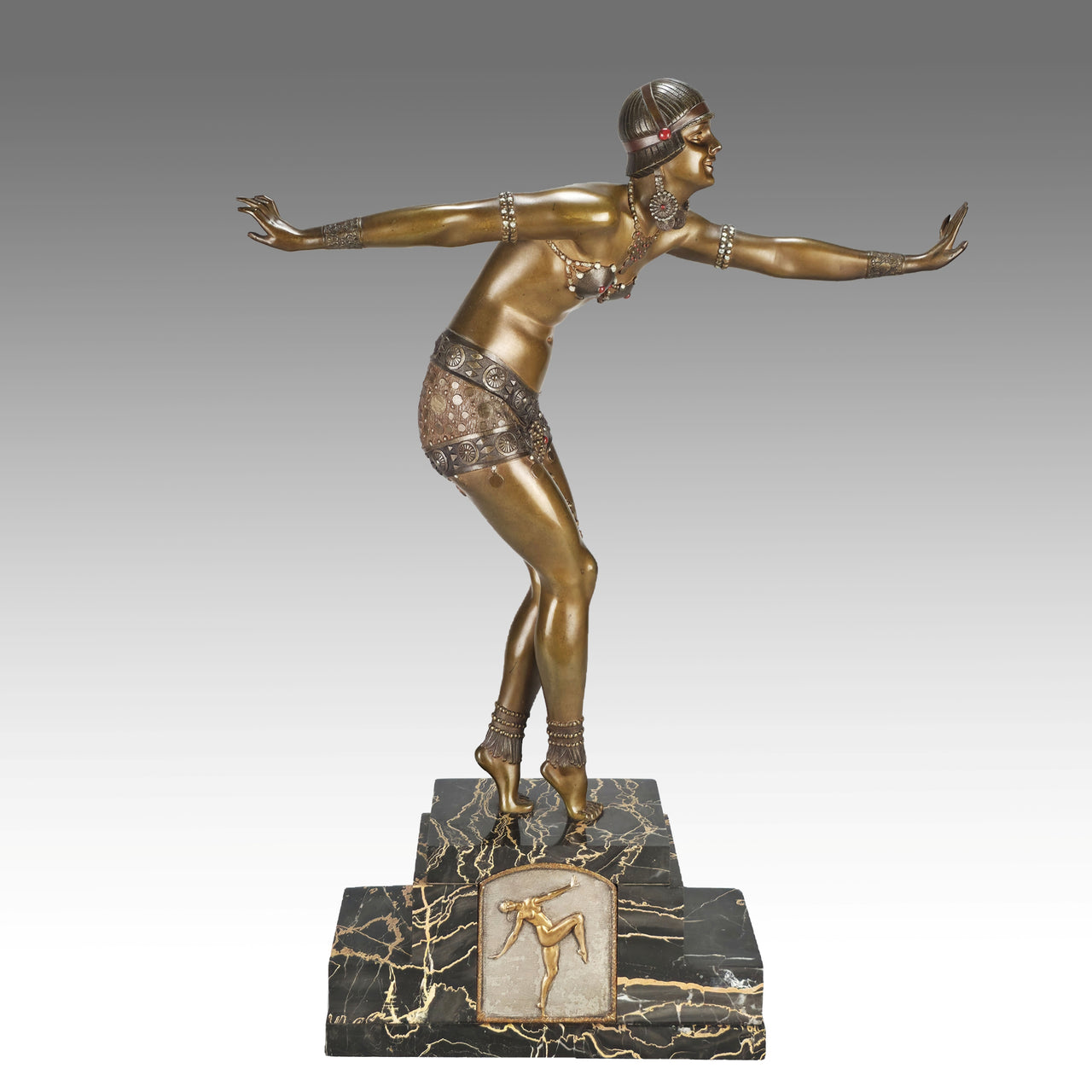 “Phoenician Dancer” by Chiparus