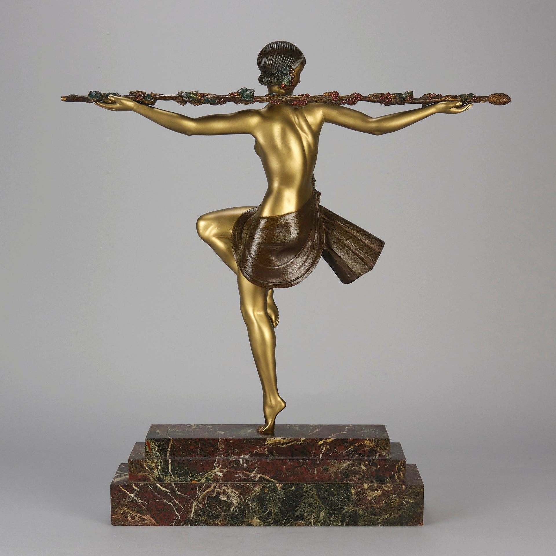  Pierre Le Faguays Bronze - Dancer of Thyrsus - Hickmet Fine Arts