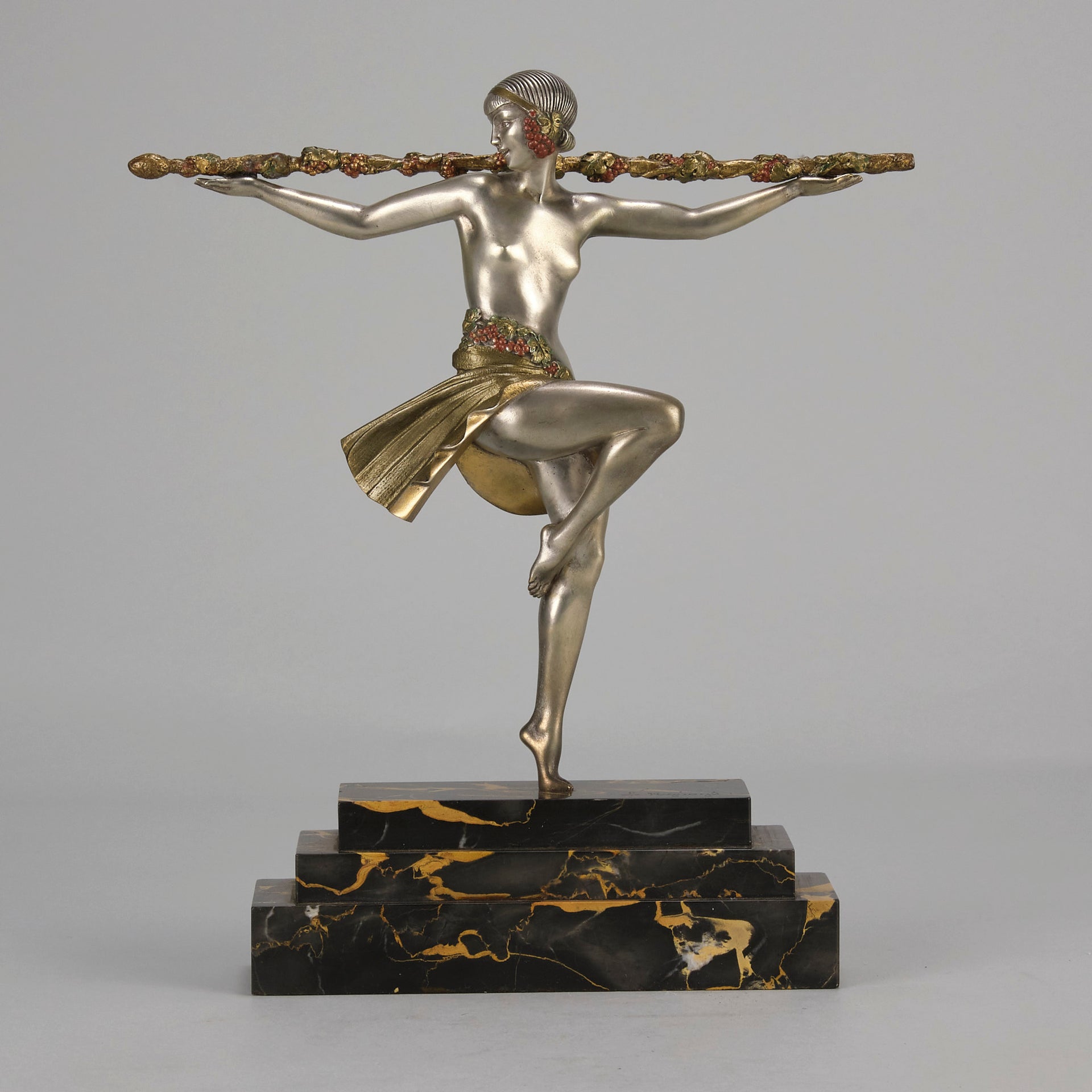  Pierre Le Faguays Bronze - Dancer of Thyrsus - Hickmet Fine Arts
