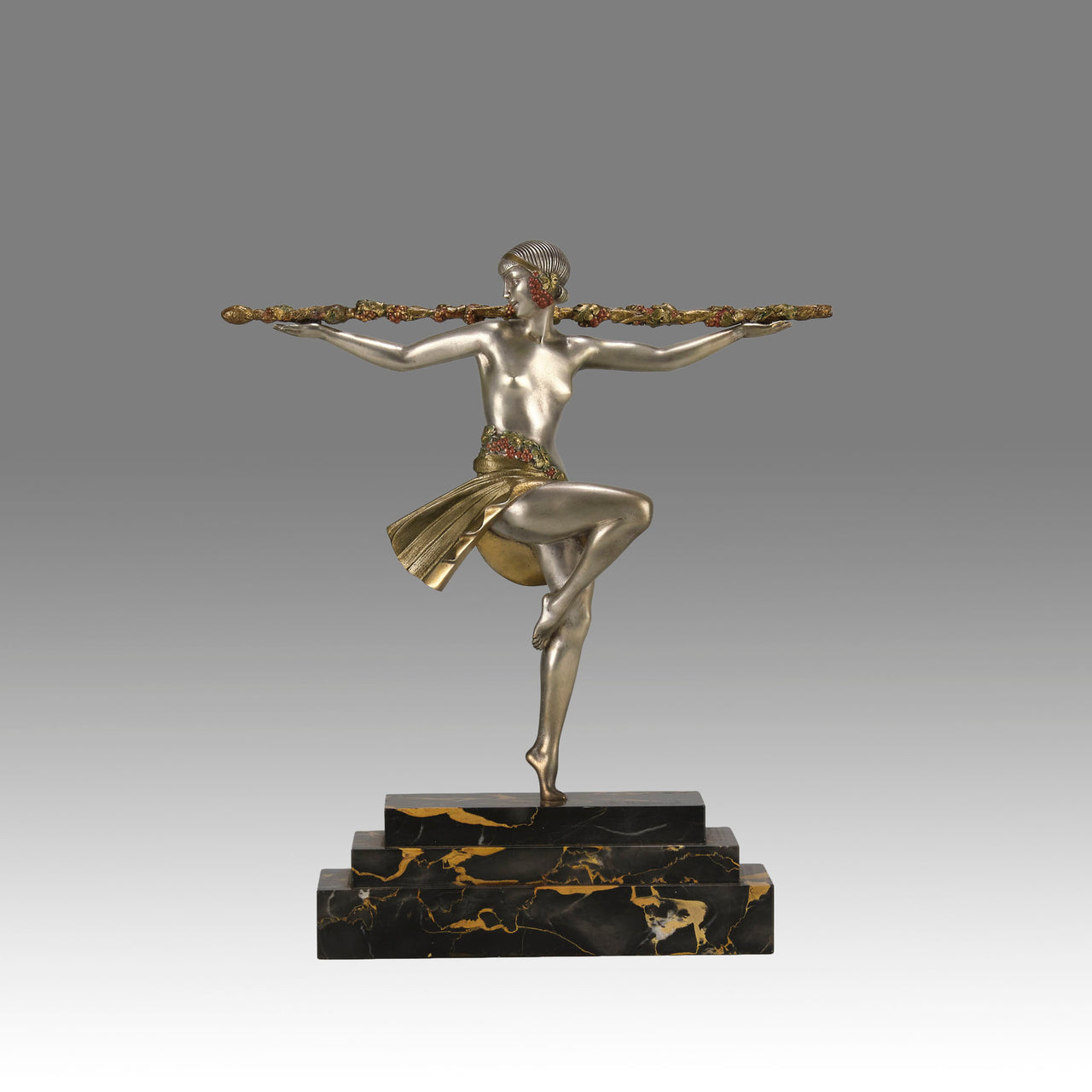  Pierre Le Faguays Bronze - Dancer of Thyrsus - Hickmet Fine Arts
