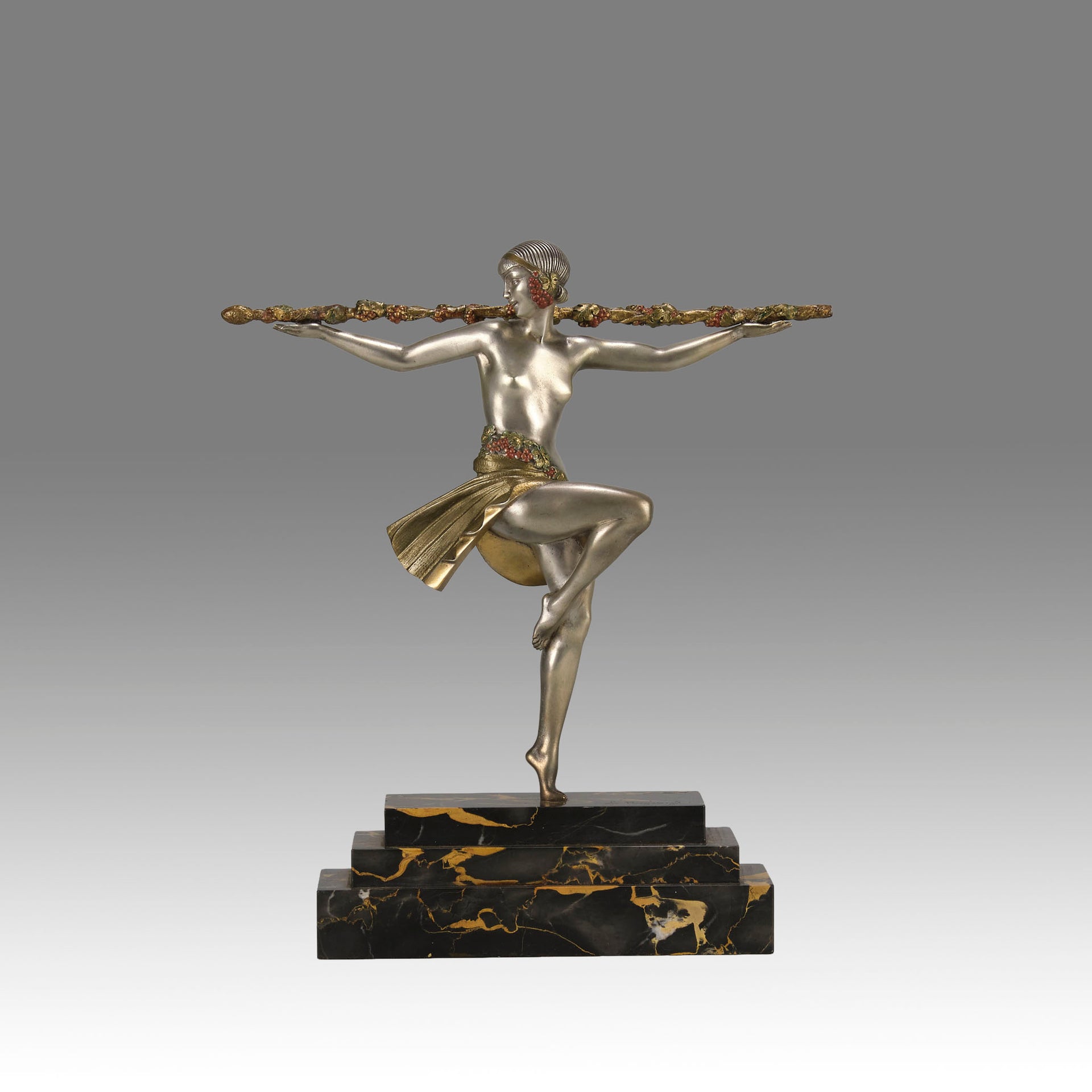  Pierre Le Faguays Bronze - Dancer of Thyrsus - Hickmet Fine Arts
