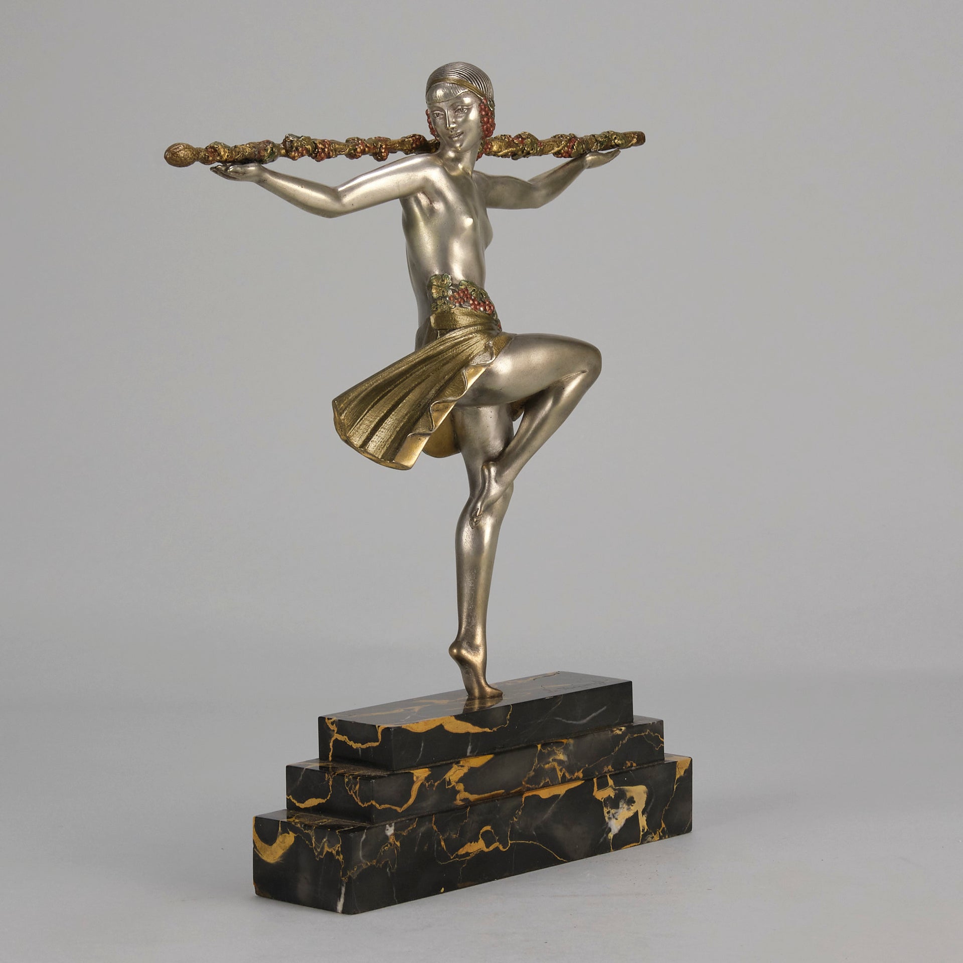  Pierre Le Faguays Bronze - Dancer of Thyrsus - Hickmet Fine Arts