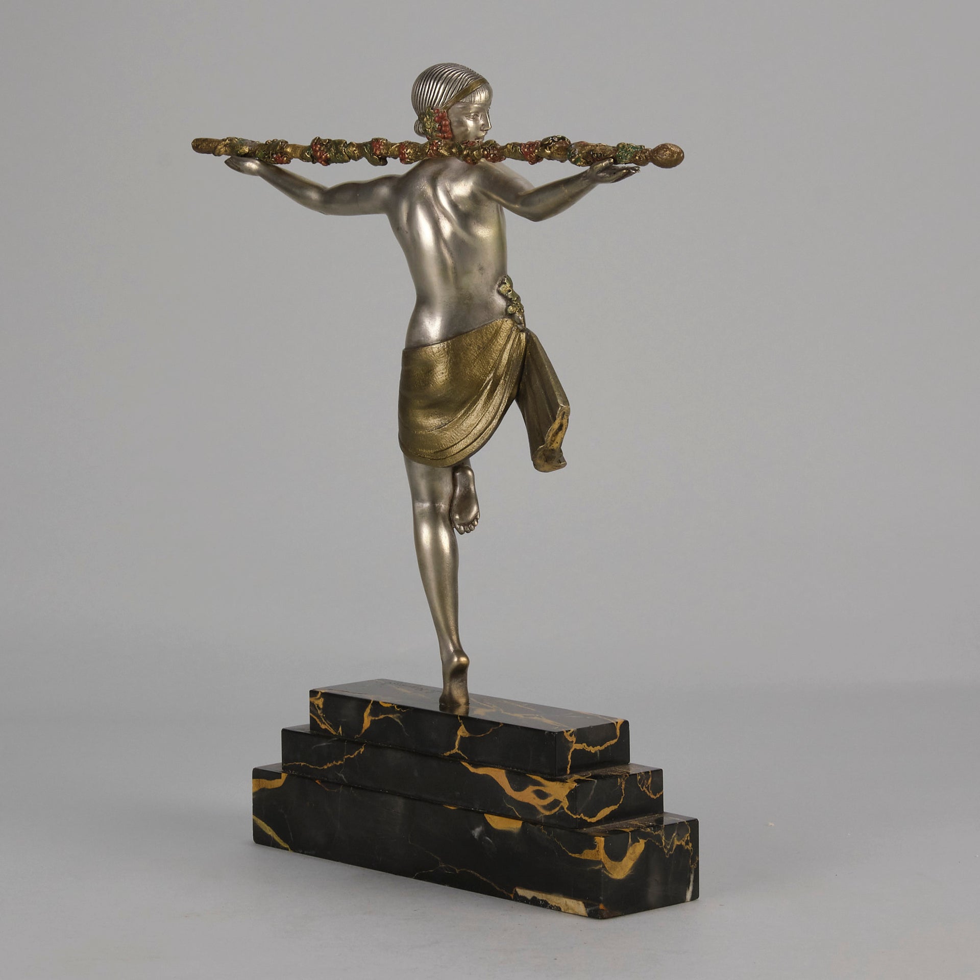  Pierre Le Faguays Bronze - Dancer of Thyrsus - Hickmet Fine Arts