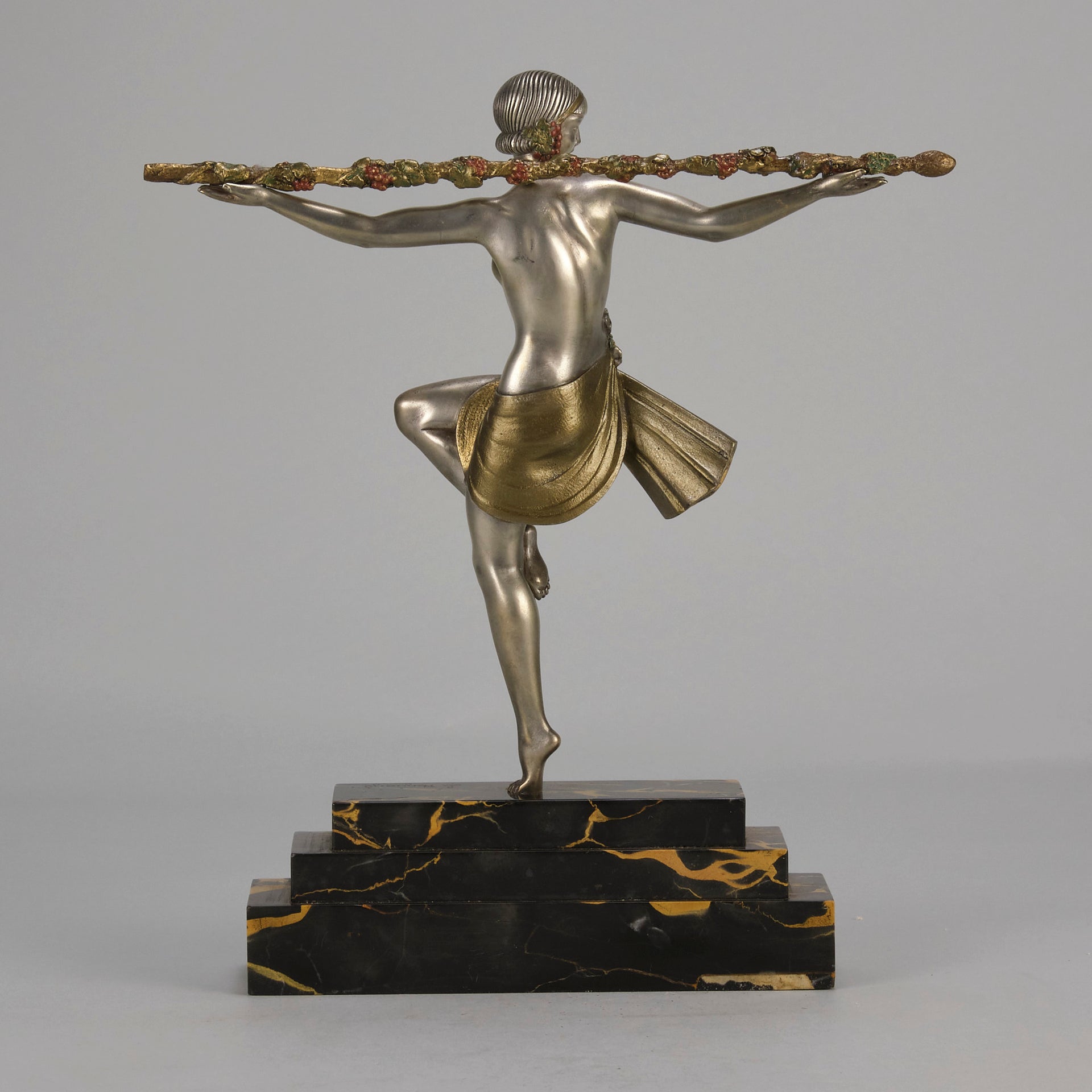  Pierre Le Faguays Bronze - Dancer of Thyrsus - Hickmet Fine Arts