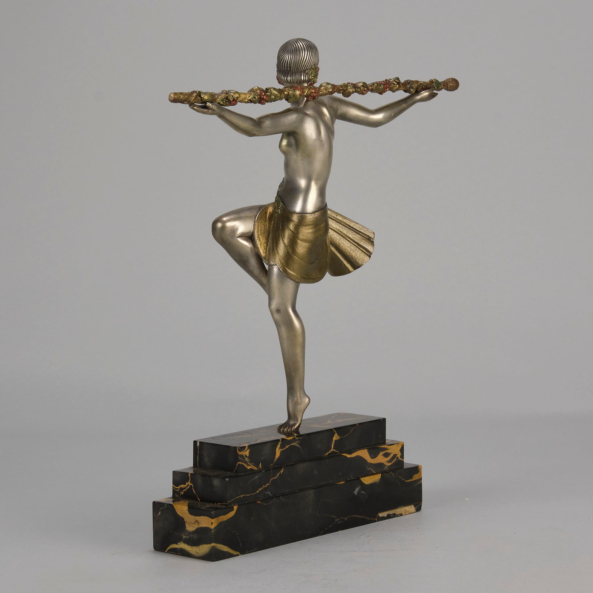  Pierre Le Faguays Bronze - Dancer of Thyrsus - Hickmet Fine Arts