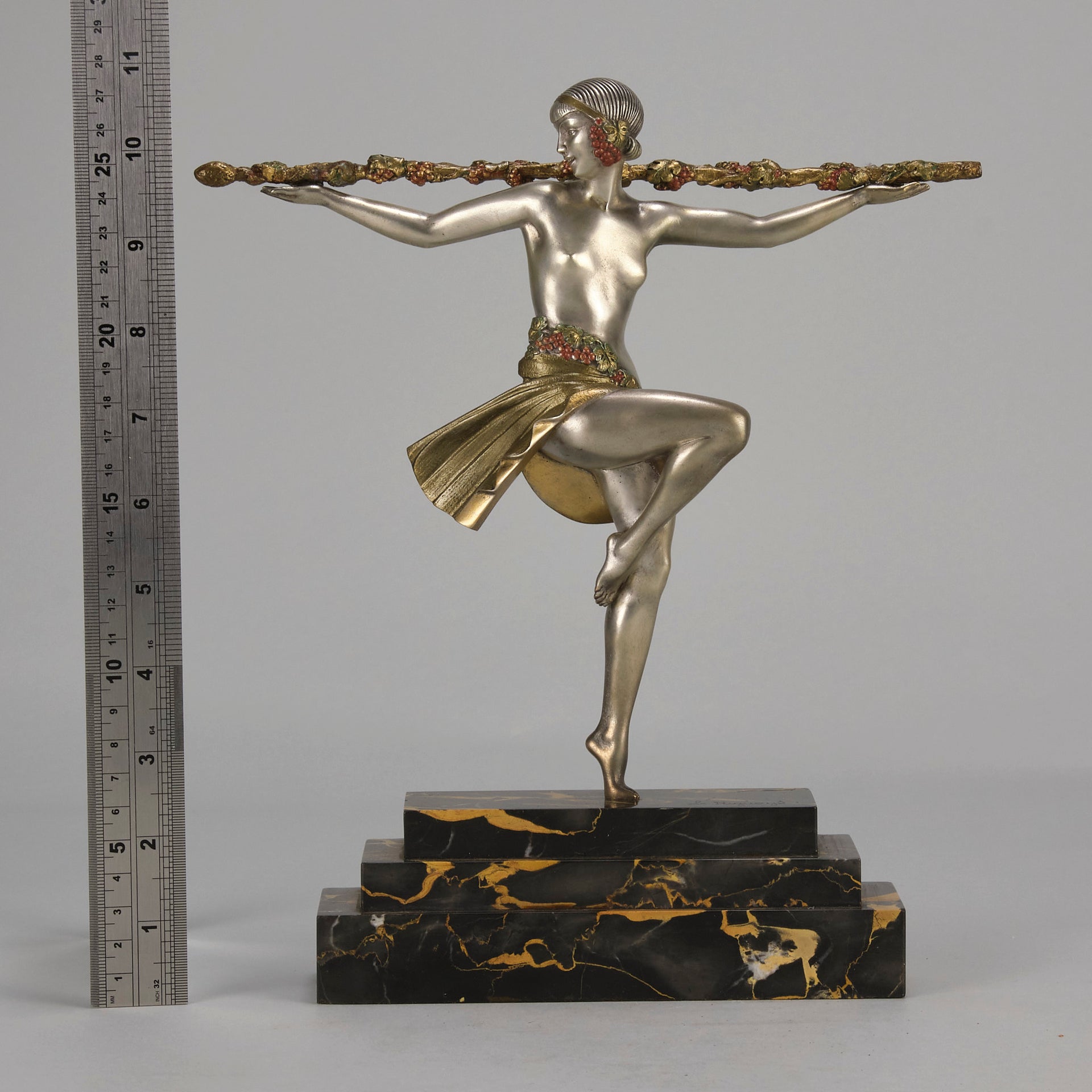  Pierre Le Faguays Bronze - Dancer of Thyrsus - Hickmet Fine Arts