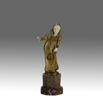 Preiss Girl with Key - Art Deco Figure - Hickmet Fine Arts