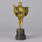 Poertzel Bronze Butterfly Dancer  - Art Deco Figurines - Hickmet Fine Arts