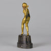 Poertzel Bronze Butterfly Dancer  - Art Deco Figurines - Hickmet Fine Arts