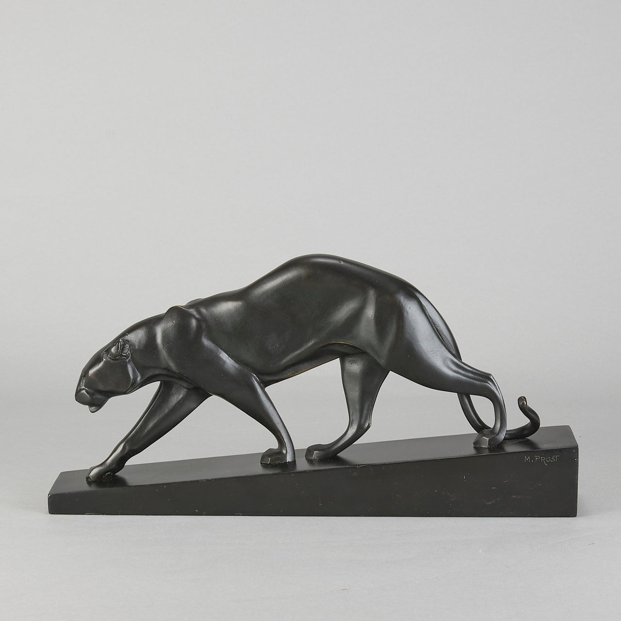 Art Deco Bronze - Maurice Prost Panther - Hickmet Fine Arts