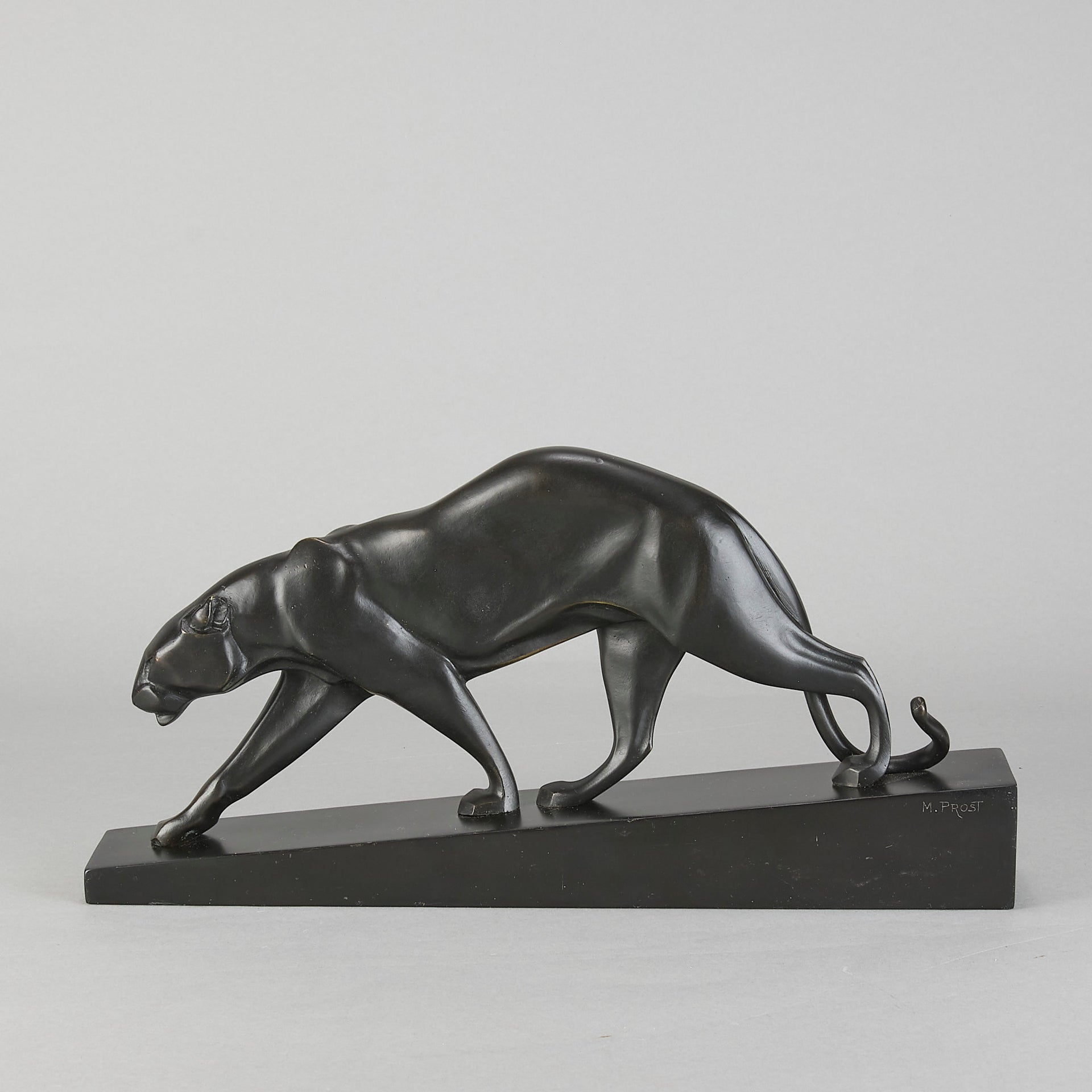Art Deco Bronze - Maurice Prost Panther - Hickmet Fine Arts