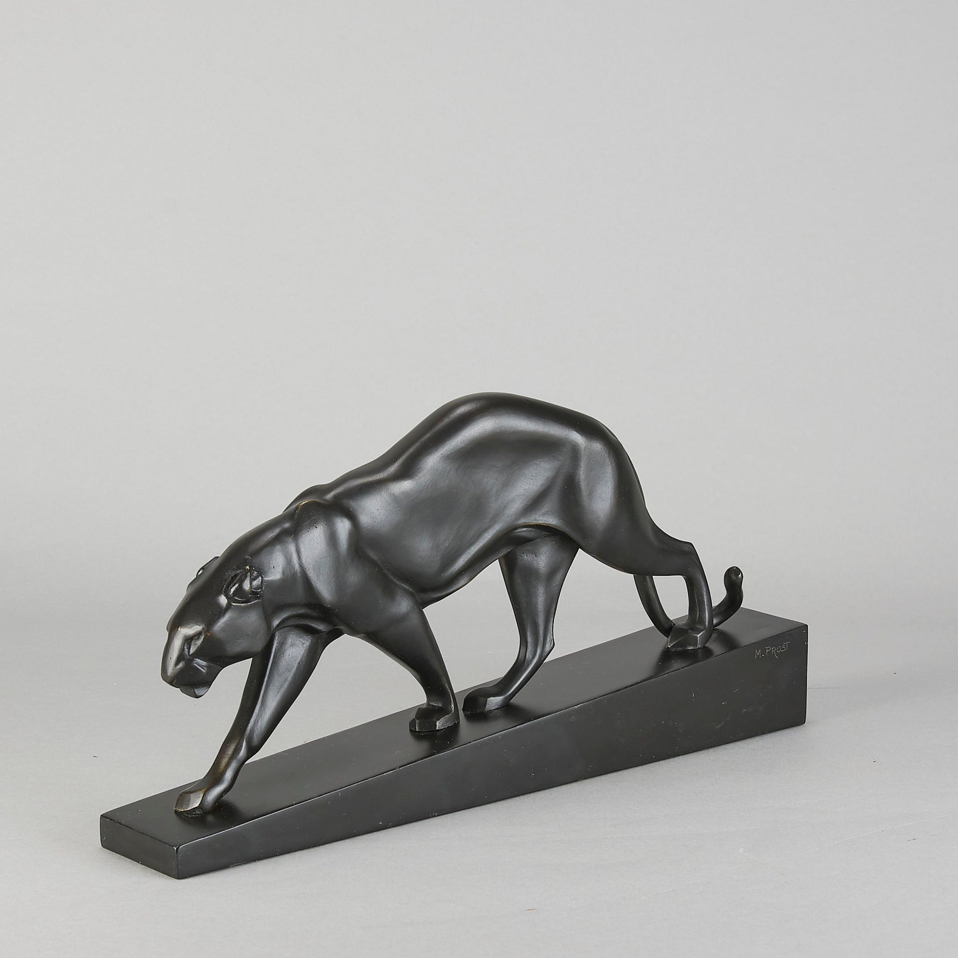 Art Deco Bronze - Maurice Prost Panther - Hickmet Fine Arts