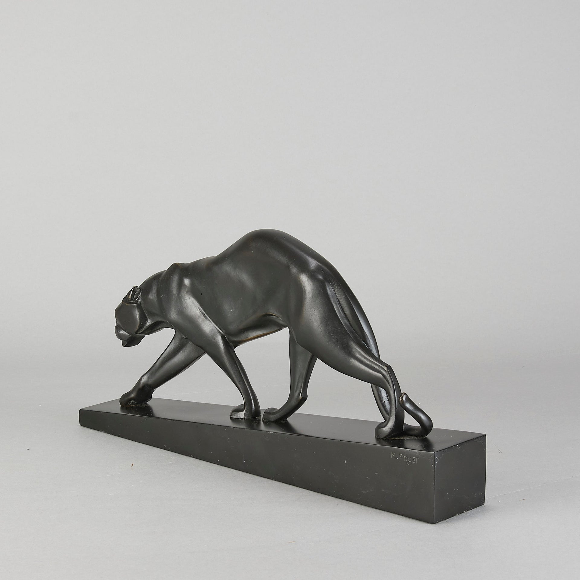 Art Deco Bronze - Maurice Prost Panther - Hickmet Fine Arts