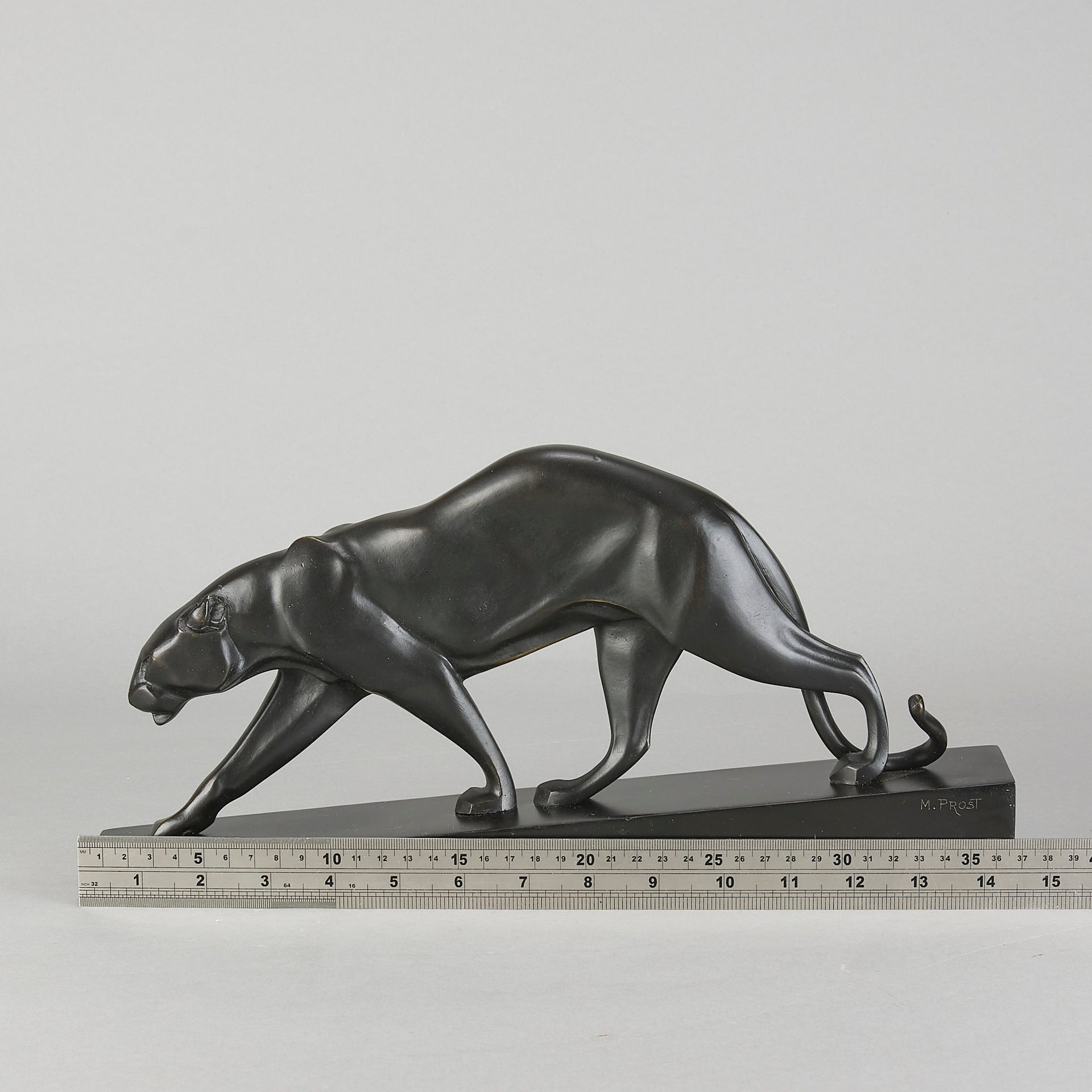 Art Deco Bronze - Maurice Prost Panther - Hickmet Fine Arts