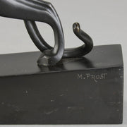Art Deco Bronze - Maurice Prost Panther - Hickmet Fine Arts