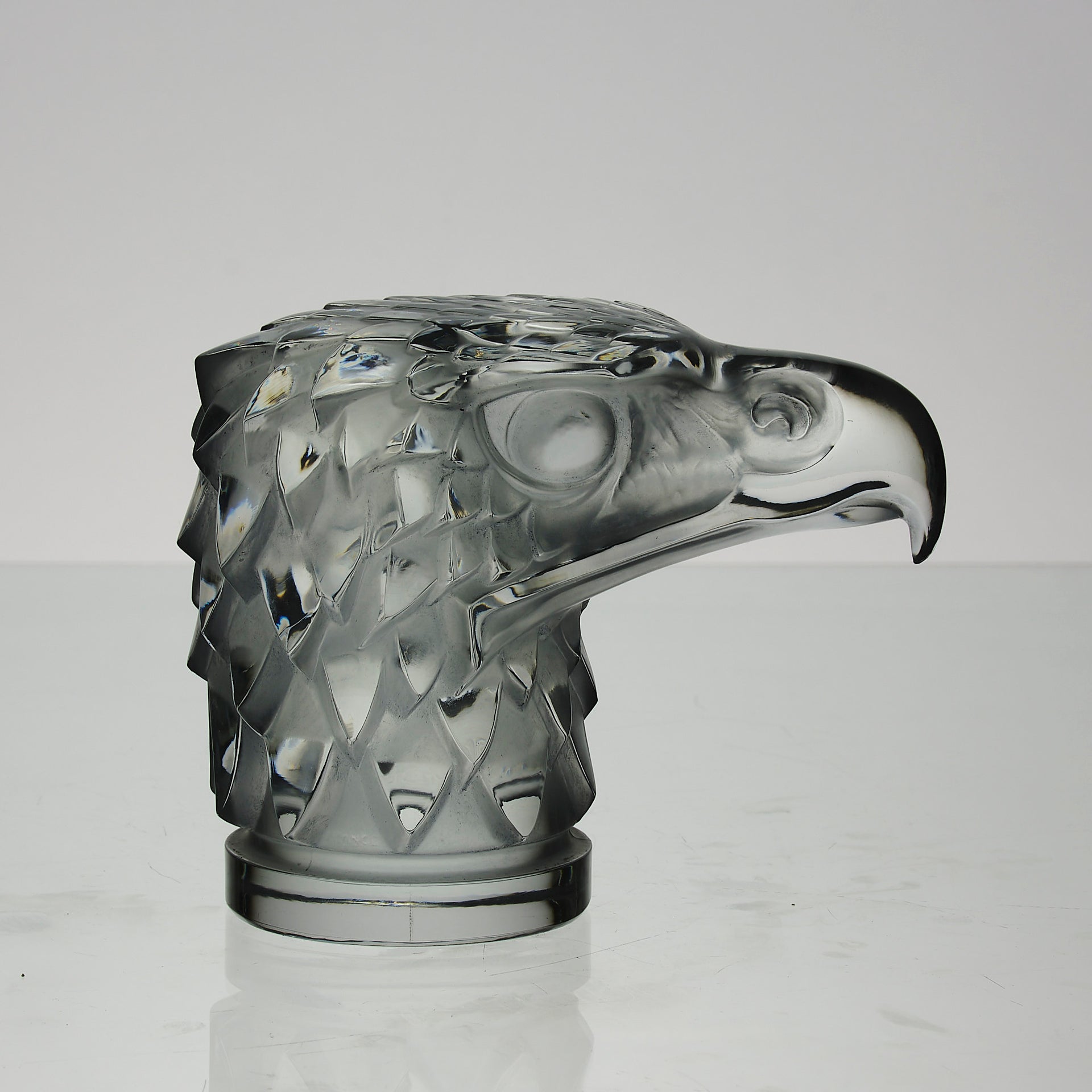 Lalique Car Mascot - Tete d’Aigle - Art Deco Glass - Hickmet Fine Arts