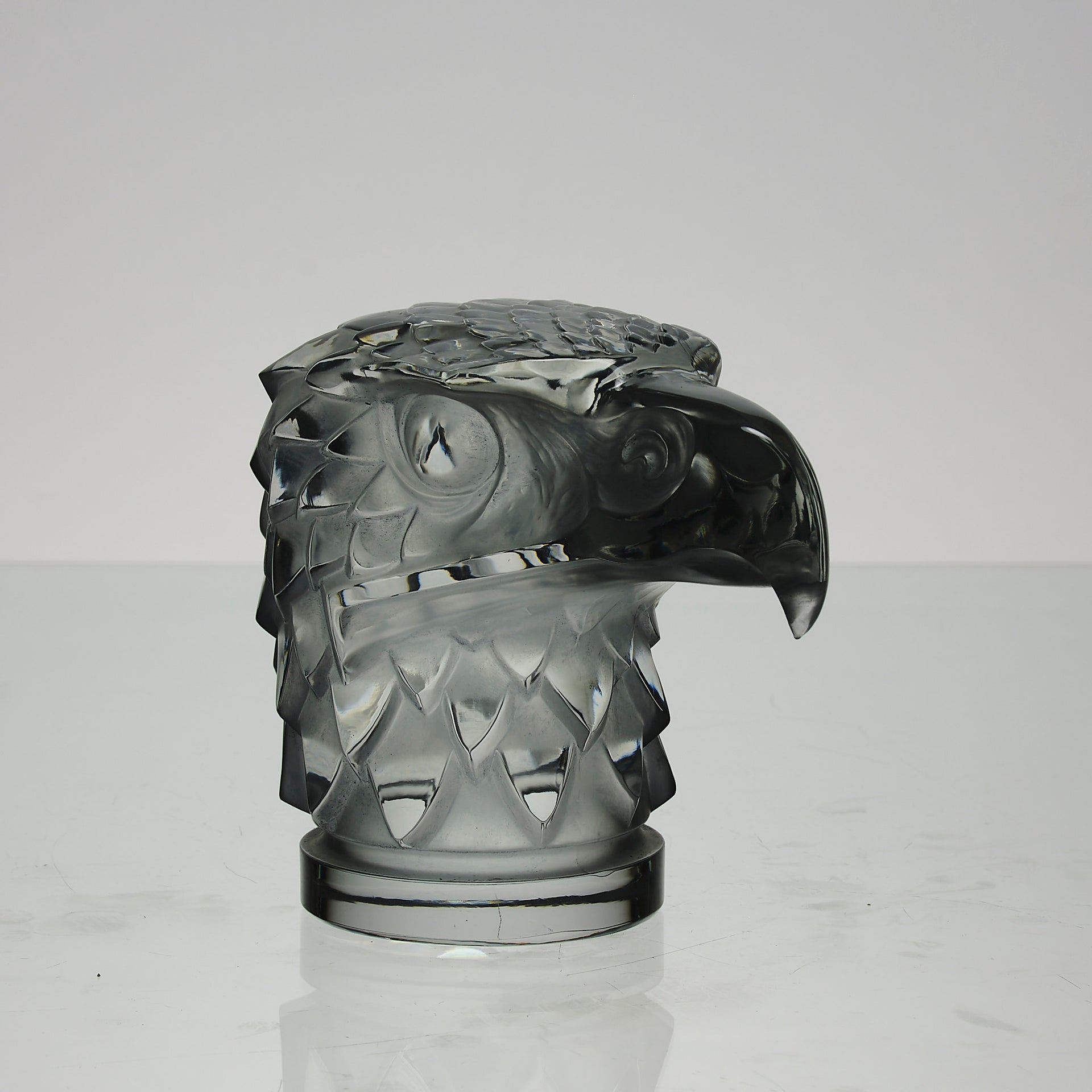 Lalique Car Mascot - Tete d’Aigle - Art Deco Glass - Hickmet Fine Arts