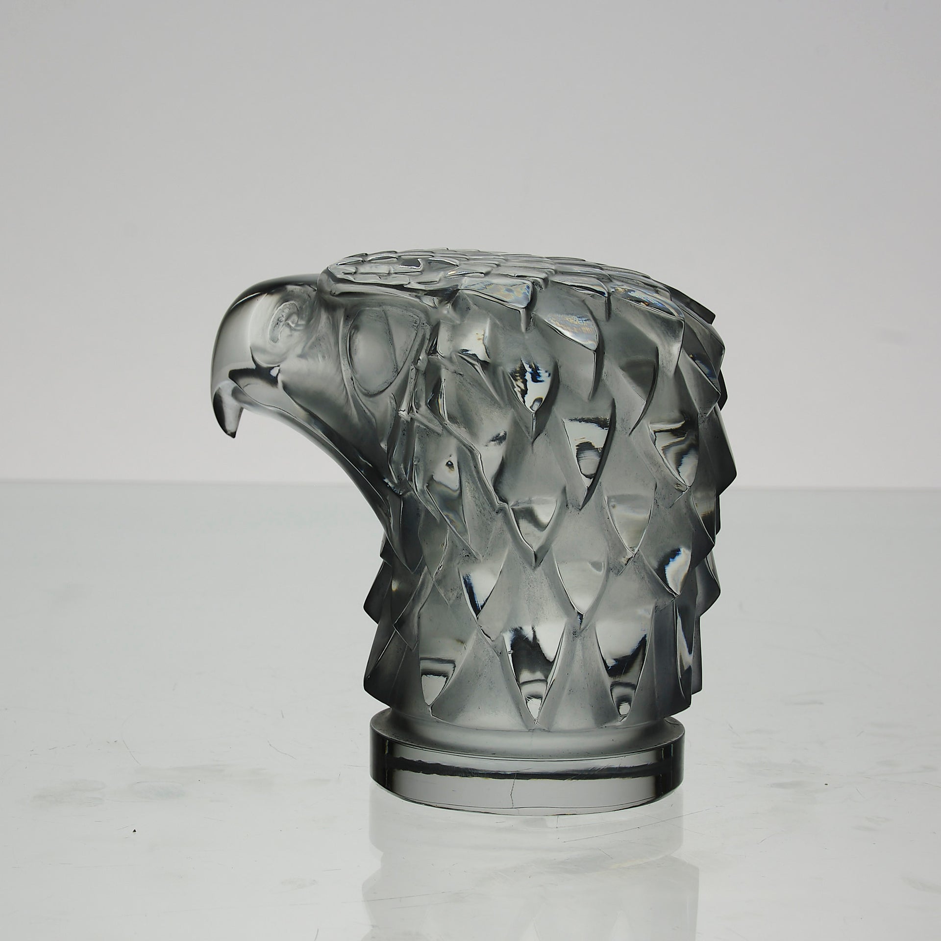 Lalique Car Mascot - Tete d’Aigle - Art Deco Glass - Hickmet Fine Arts