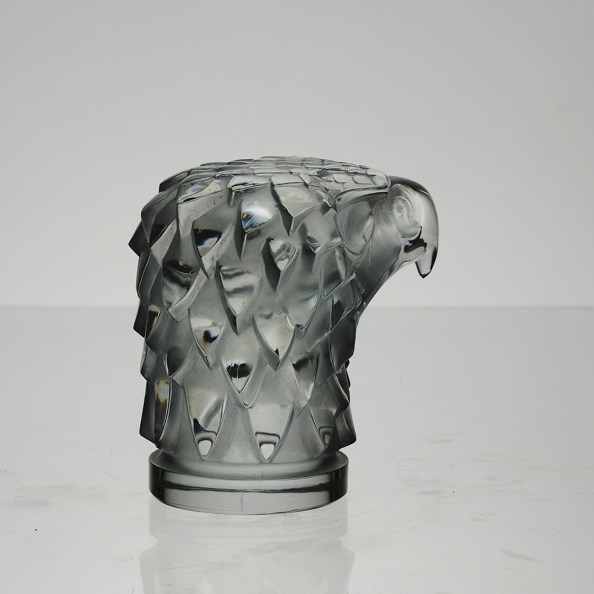 Lalique Car Mascot - Tete d’Aigle - Art Deco Glass - Hickmet Fine Arts