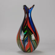 Swedish Multi Coloured Vase - Hickmet Fine Arts 