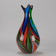 Swedish Multi Coloured Vase - Hickmet Fine Arts 