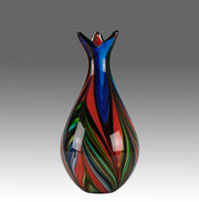 Swedish Multi Coloured Vase - Hickmet Fine Arts 