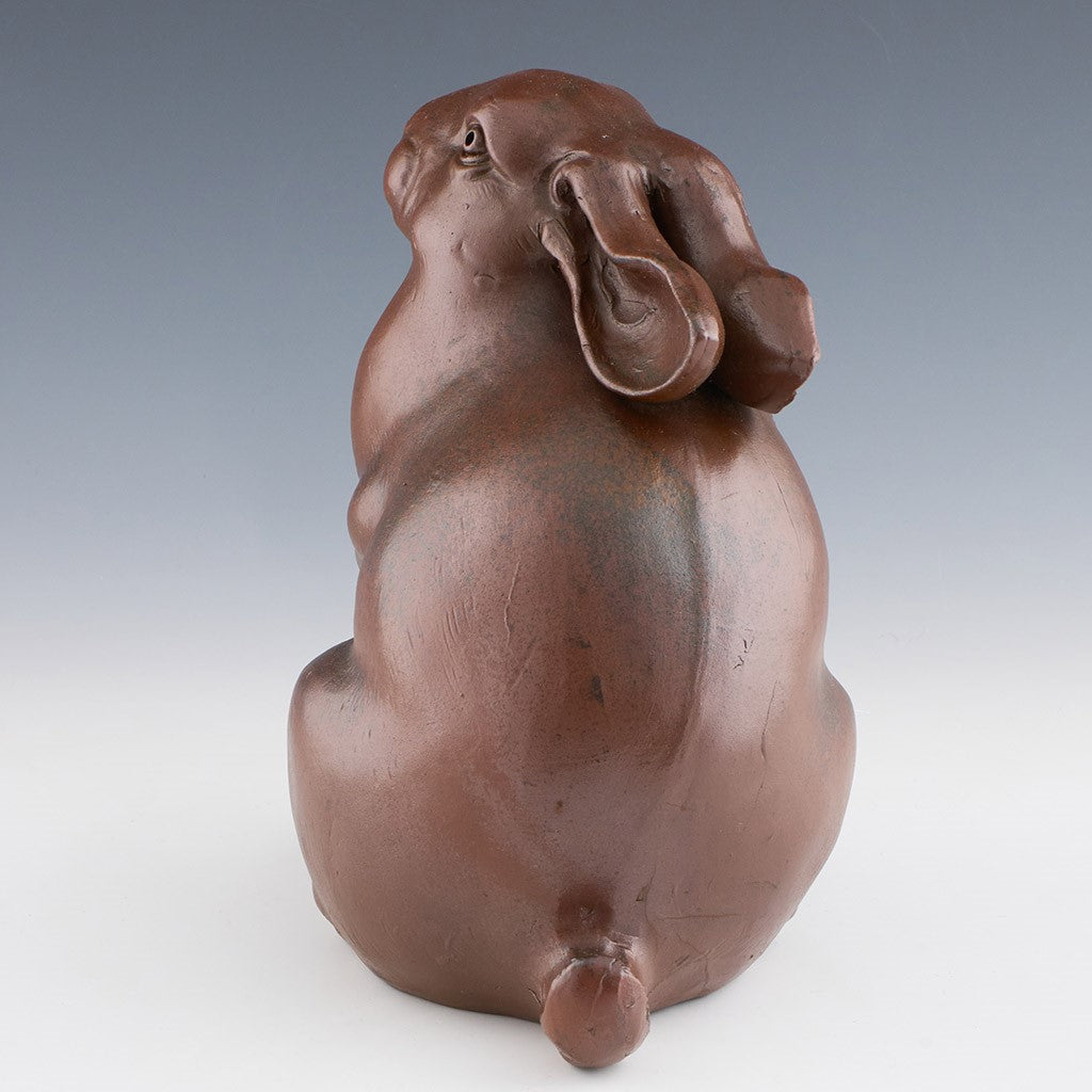 Stoneware Rabbit - Meissner Böttger - Hickmet Fine Arts