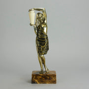 Raymond Guerbe Bronze - Art Deco Figure - Hickmet Fine Arts 