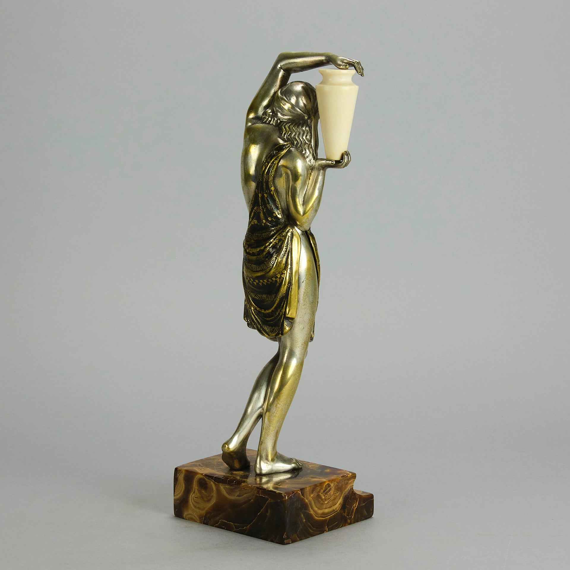 Raymond Guerbe Bronze - Art Deco Figure - Hickmet Fine Arts 