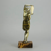 Raymond Guerbe Bronze - Art Deco Figure - Hickmet Fine Arts 
