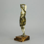 Raymond Guerbe Bronze - Art Deco Figure - Hickmet Fine Arts 