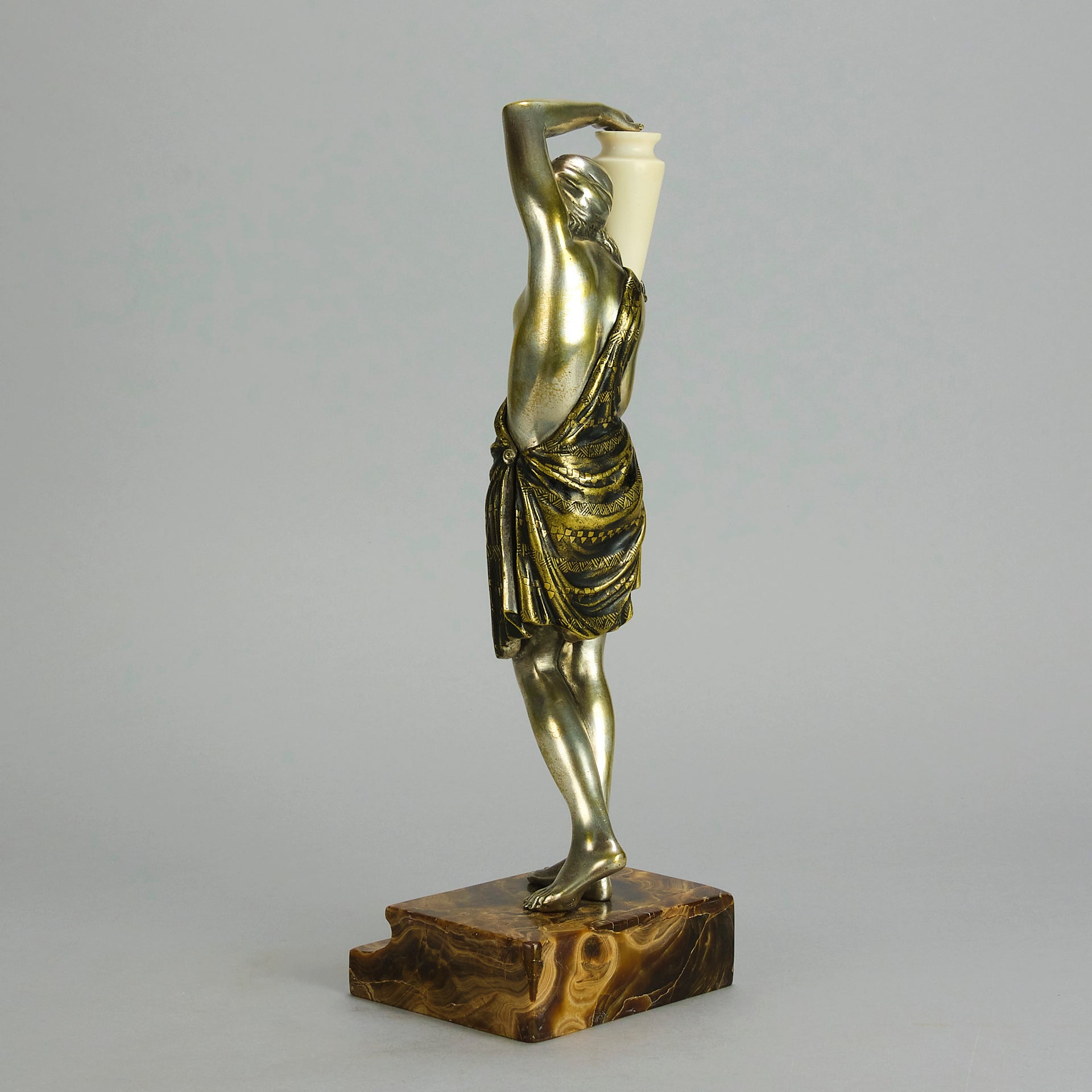 Raymond Guerbe Bronze - Art Deco Figure - Hickmet Fine Arts 