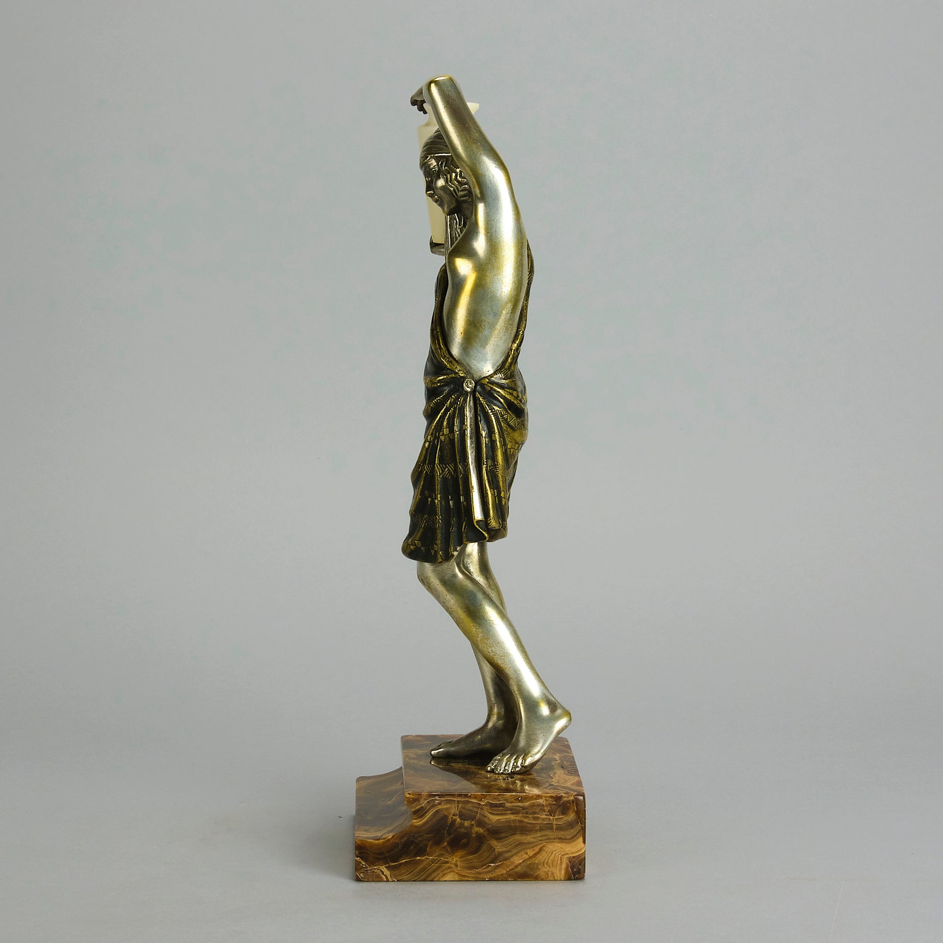 Raymond Guerbe Bronze - Art Deco Figure - Hickmet Fine Arts 